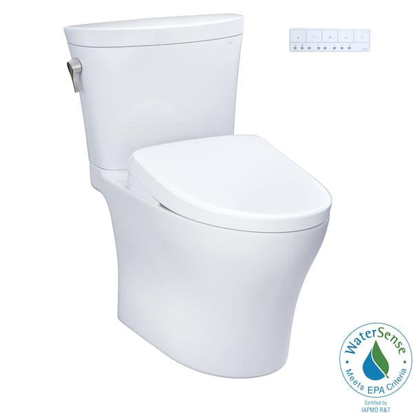 Toto Aquia IV GPF Dual Flush Two Piece Elongated Toilet, Dynamax Tornado Flush MW4484726CEMFGN#01 - main